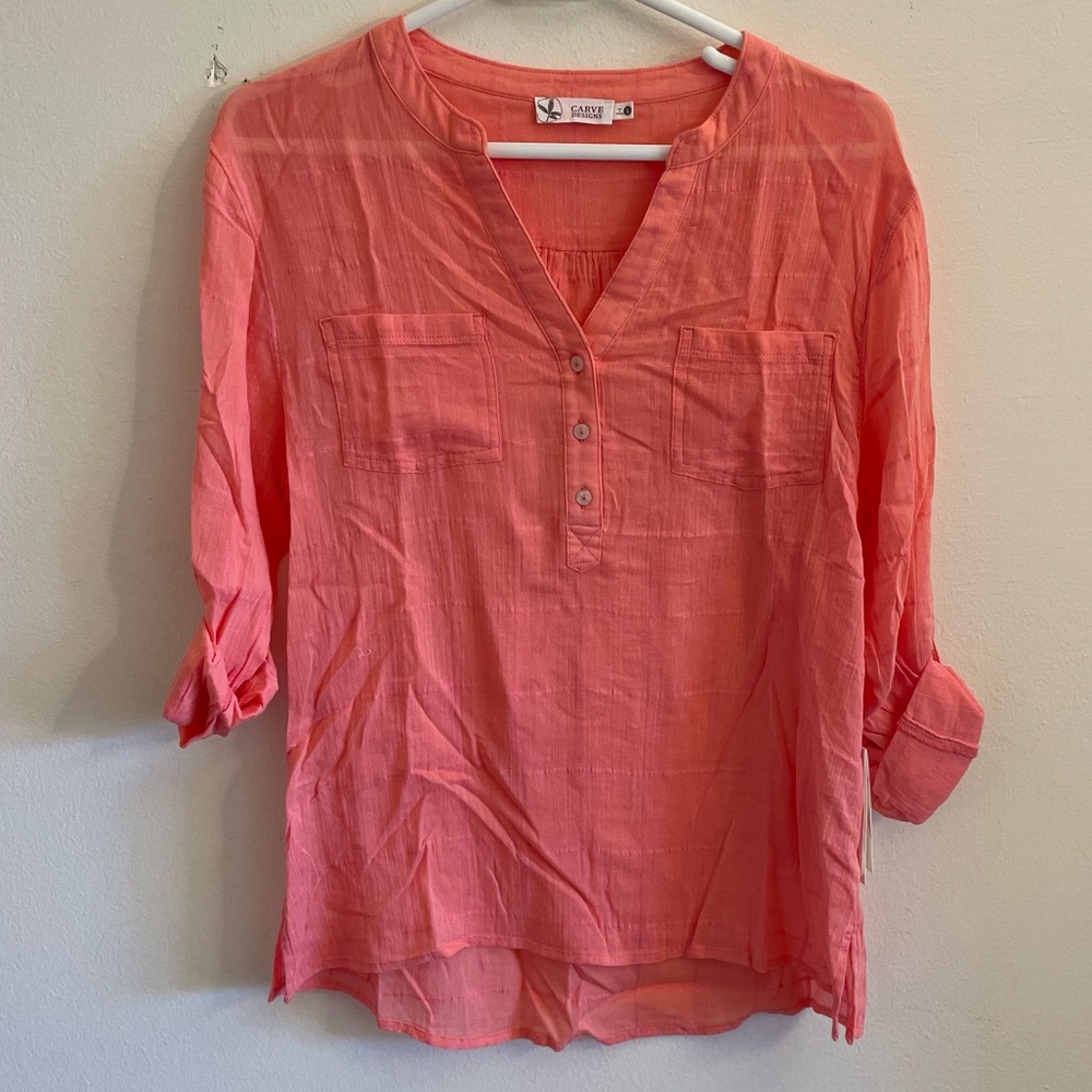NWT Title nine Coral Women's Top